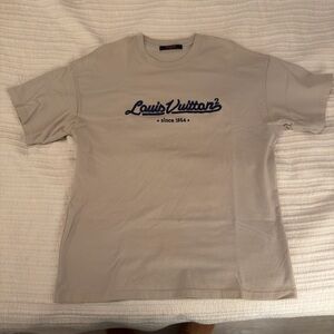 Louis Vuitton Cream Short Sleeve Tee